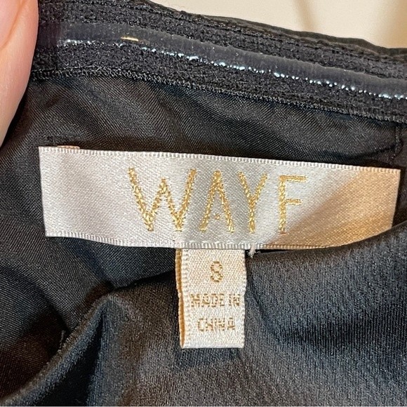 WAYF Kenny Strapless Black Dress Size Small - Picture 6 of 6